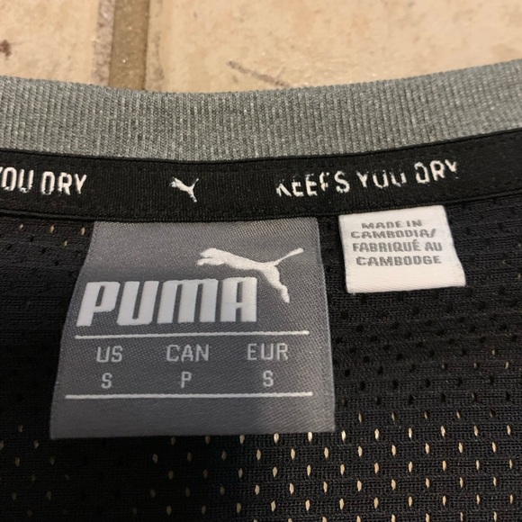 PUMA Men's Gray Athletic T-Shirt - Size Small - Picture 5 of 6